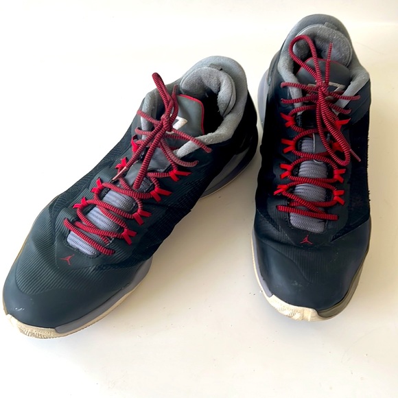 Original Nike Air Jump Man logo Black & Red men’s Shoes, gently preloved.Size 12 - Picture 12 of 12